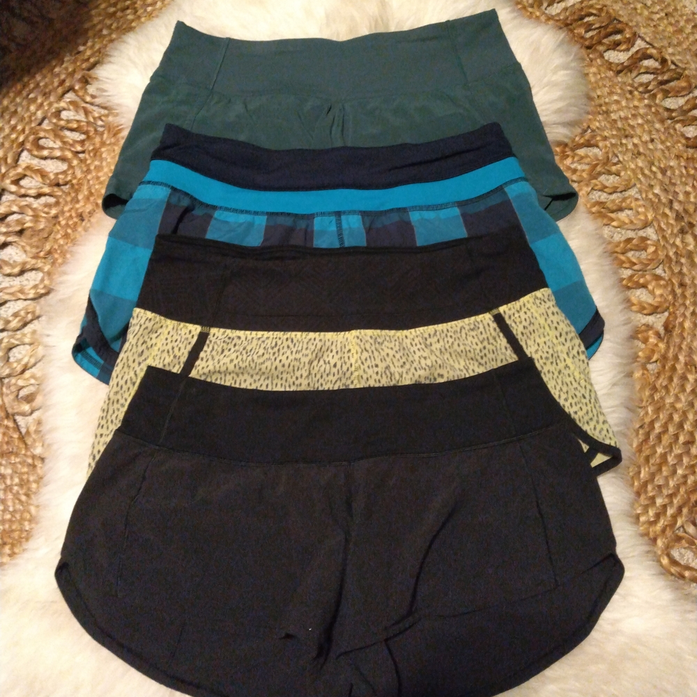 Lululemon Shorts bundle of 4 Size 6